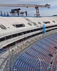 乐鱼网下载-世体：诺坎普第三层看台正逐渐成形，2月可能重新开放北看台